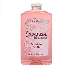 April Bath & Shower Japanese Blossom Bubble Bath 32 fl oz. (947ml)