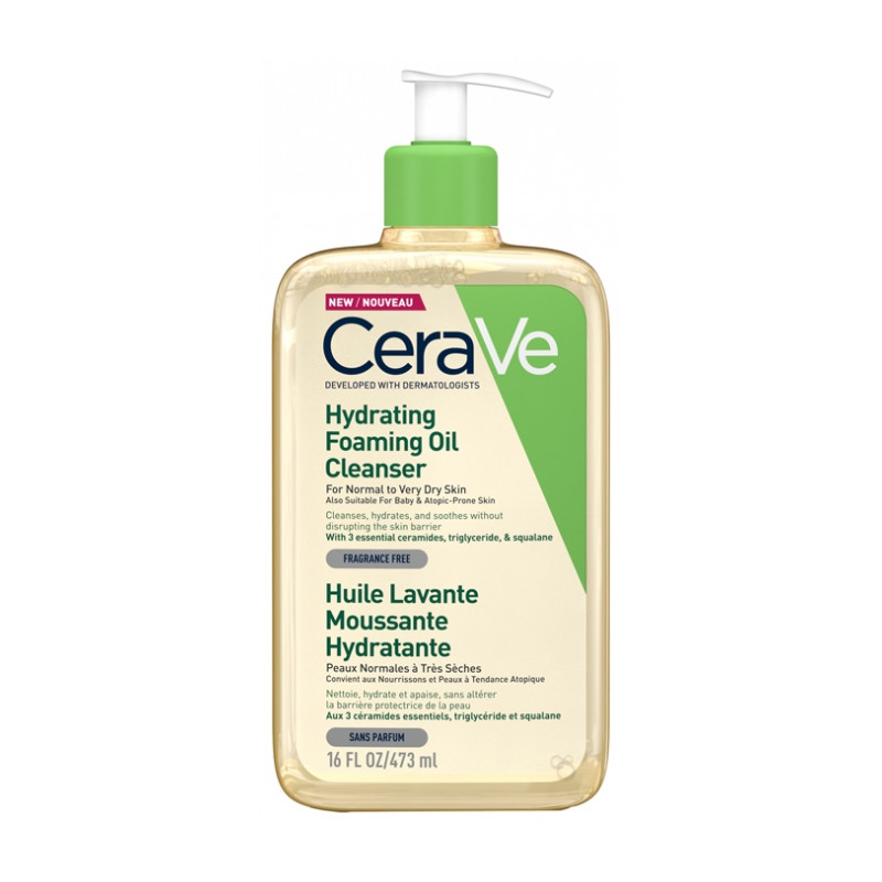 CeraVe Huile Lavante Moussante Hydratante 473 ml
