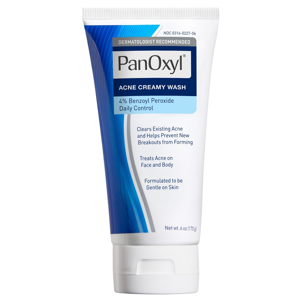PanOxyl Acne Creamy Wash Daily Control Face & Body 4% Benzoyl Peroxide