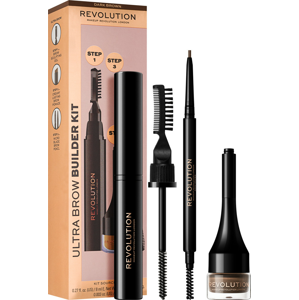 Revolution Ultra Brow Builder Kit Dark Brown