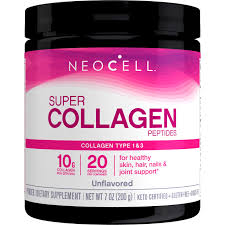 Neocell Super Collagen Powder A 6,600mg Collagen Types 1 &amp; 3 - Unflavored - 7 Ounces