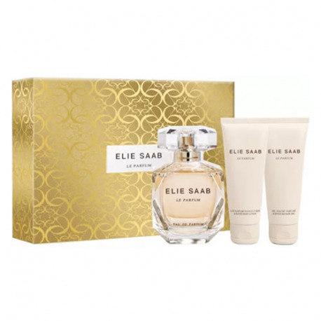 ELIE SAAB Coffret Le Parfum : Eau de Parfum 90 ml + Gel Douche + Crème Corps