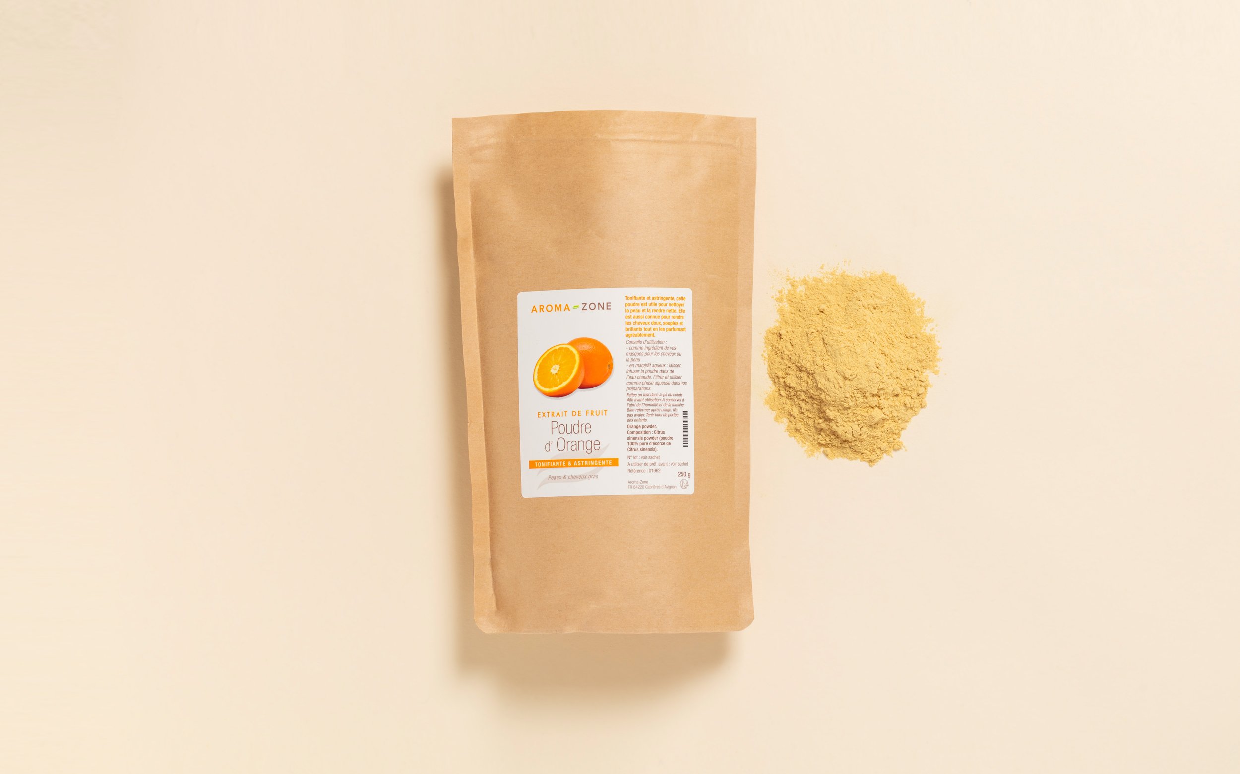 AROMA ZONE Poudre d'Orange 250G