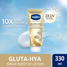 Vaseline Healthy Bright GLUTA-HYA Serum Burst UV Lotion 330ML