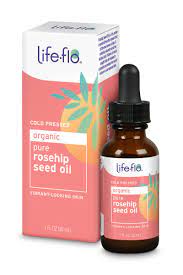 LIFE FLO COLD PRESSED ORGANIC PURE ROSESIP SEED OIL 30ML