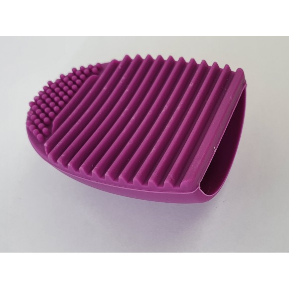 Makeup Brush Cleaning Mitt Purple Multi Textured SASSY+ CHIC