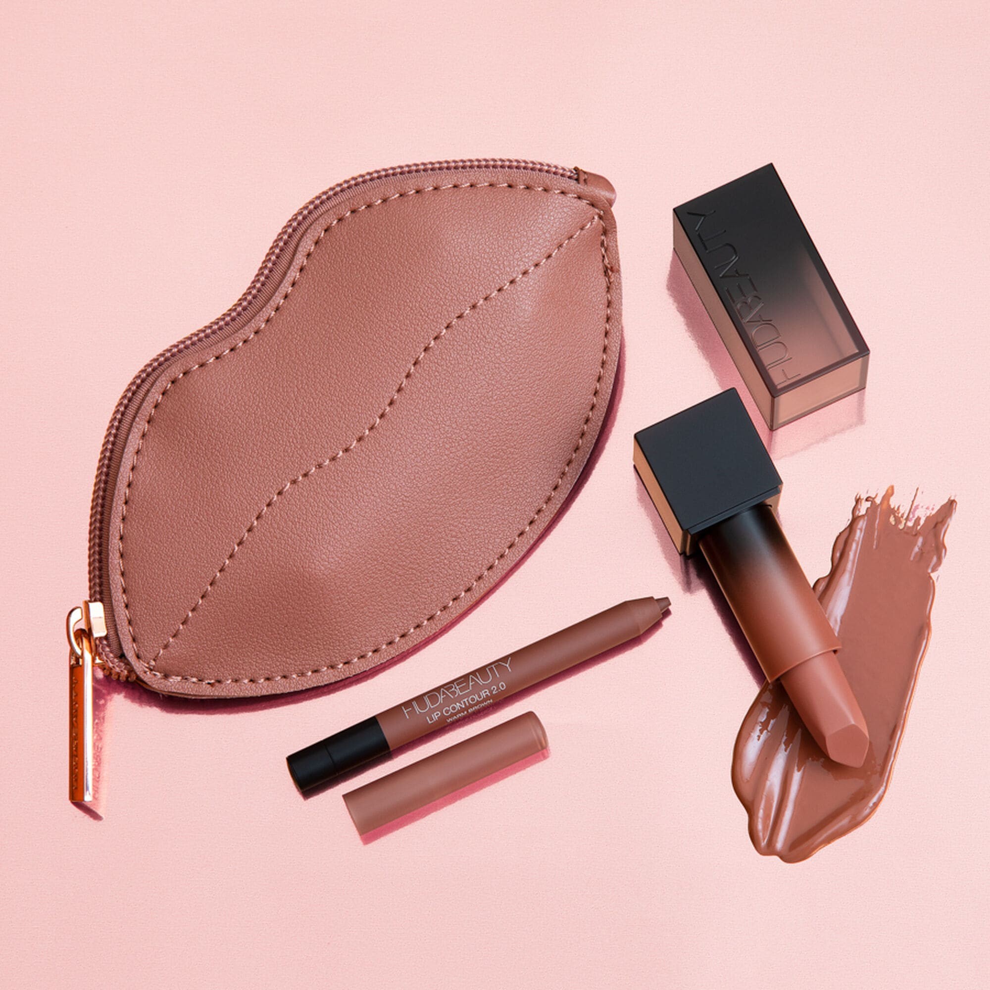 HUDA BEAUTY CONTOUR & GLOW LIP DUO KIT