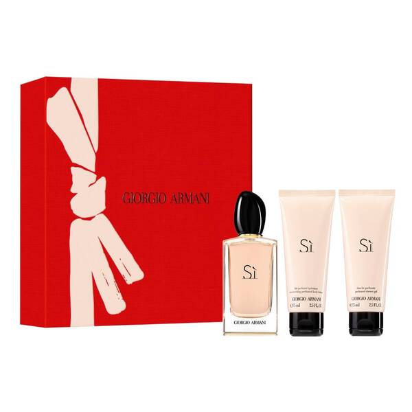 Giorgio Armani EDP women's set 100 ml + Shower gel 75 ml + Lotion 75 ml