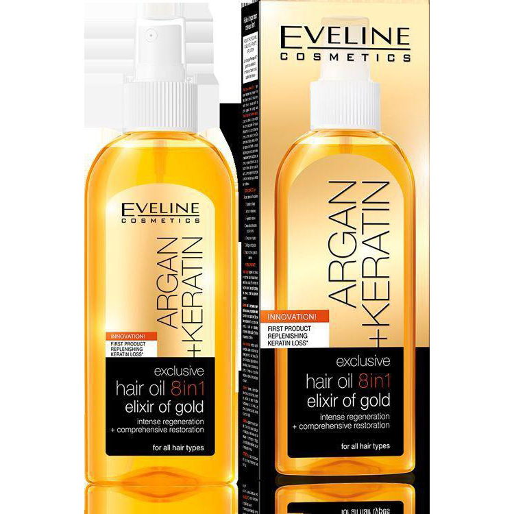 ARGAN +KERATIN HAIR OIL 8IN1 150ML