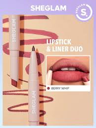 Lip Colour & Lip Liner Duo - Glam 101 - Berry Whip