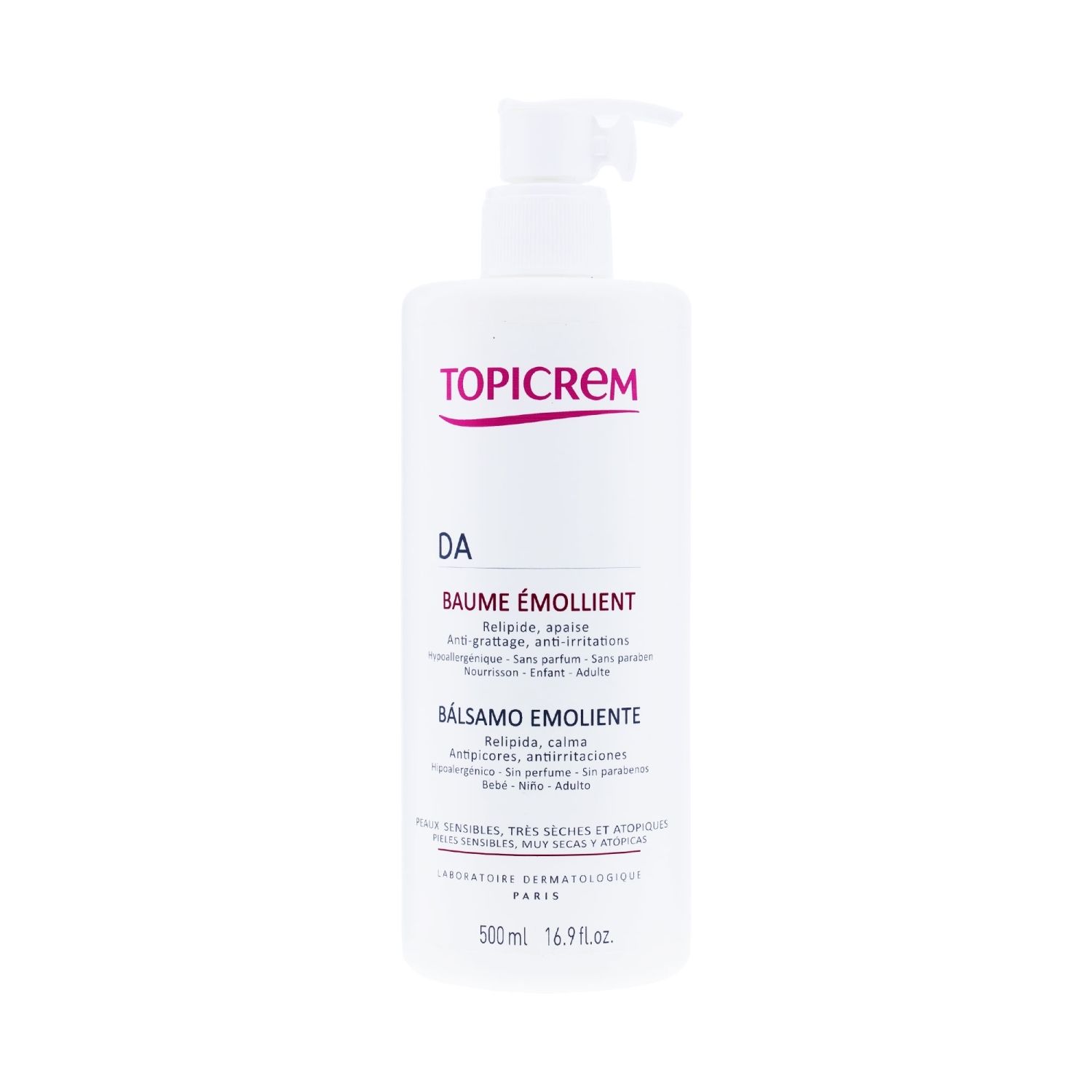 topicrem DA Baume emollient 500ml