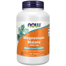 Now Foods Magnesium Malate 1000mg 180TABLETS