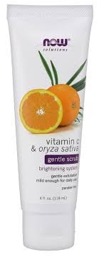 NOW Solutions Vitamin C & Oryza Sativa Gentle Scrub