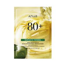 Anua - Heartleaf 80 PANTHENOL  Moisture Soothing Ampoule Mask