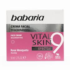 BABARIA Crema Facial 9 Efectos Vital Skin Rosa Mosqueta