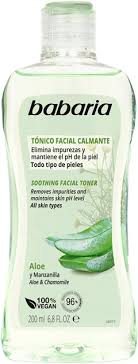 Tonico Facial Calmante C/ Aloe Y Manzanilla 200ml