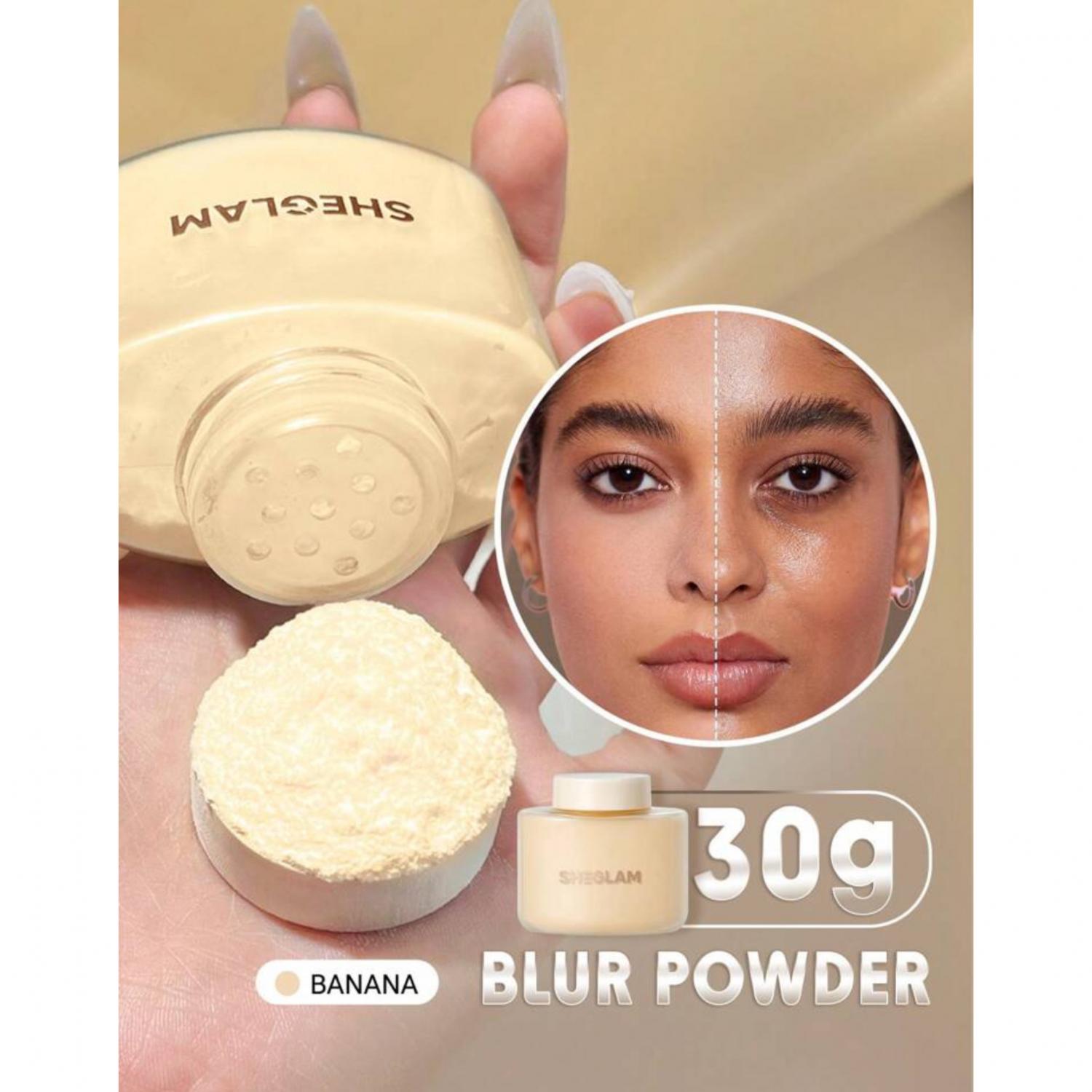 SHEGLAM Blur in a bottle loose setting powder BANANA