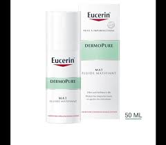 Fluide matifiant visage peaux à imperfections Eucerin DermoPure