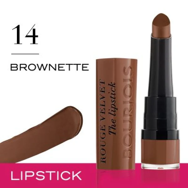 Bourjois Rouge Velvet The Lipstick 14 Brownette