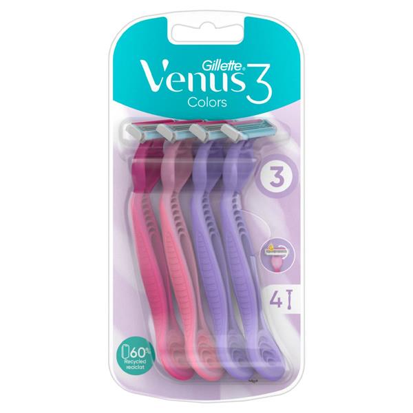 Gillette Venus3 Disposable Razor for Women with 3 Blades