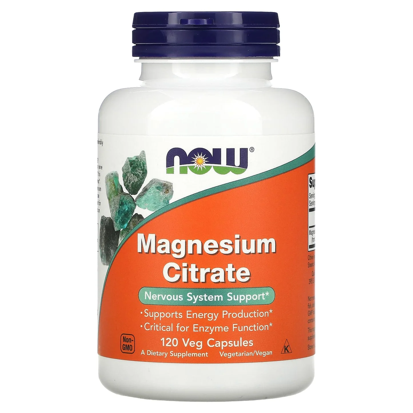 Now Foods, Magnesium Citrate 500 mg, 120 Veg Capsules