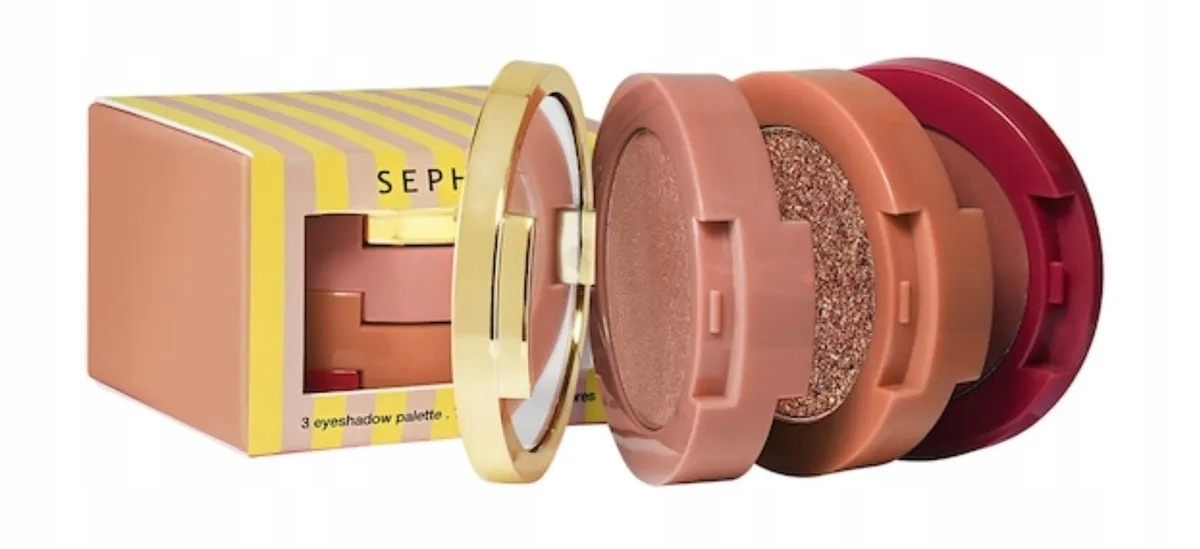 SEPHORA Glitter Under The Sun TRIO CIENIE DO POWIEK CREPUSCULE