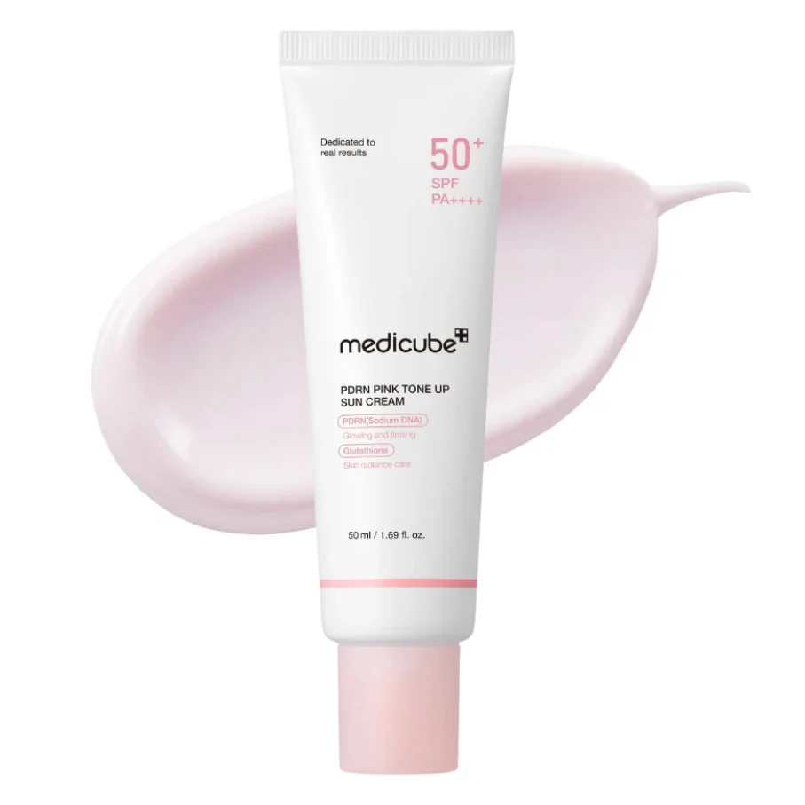 Medicube PDRN Pink Tone Up Sun Cream SPF 50+ PA++++