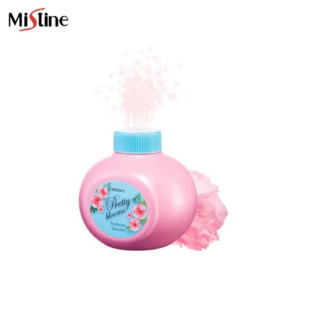 MISTINE PRETTY BLOOMS PERFUME TALC 100G