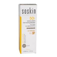 SOSKIN 02 CREME SOLAIRE TEINTEE MEDIUM SPF50