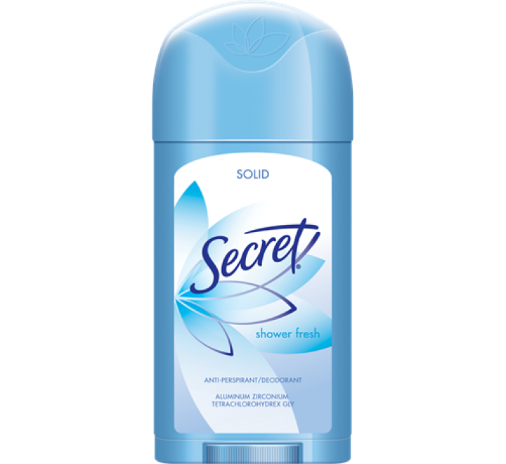 Secret Solid Shower Fresh Antiperspirant Deodorant (48g)