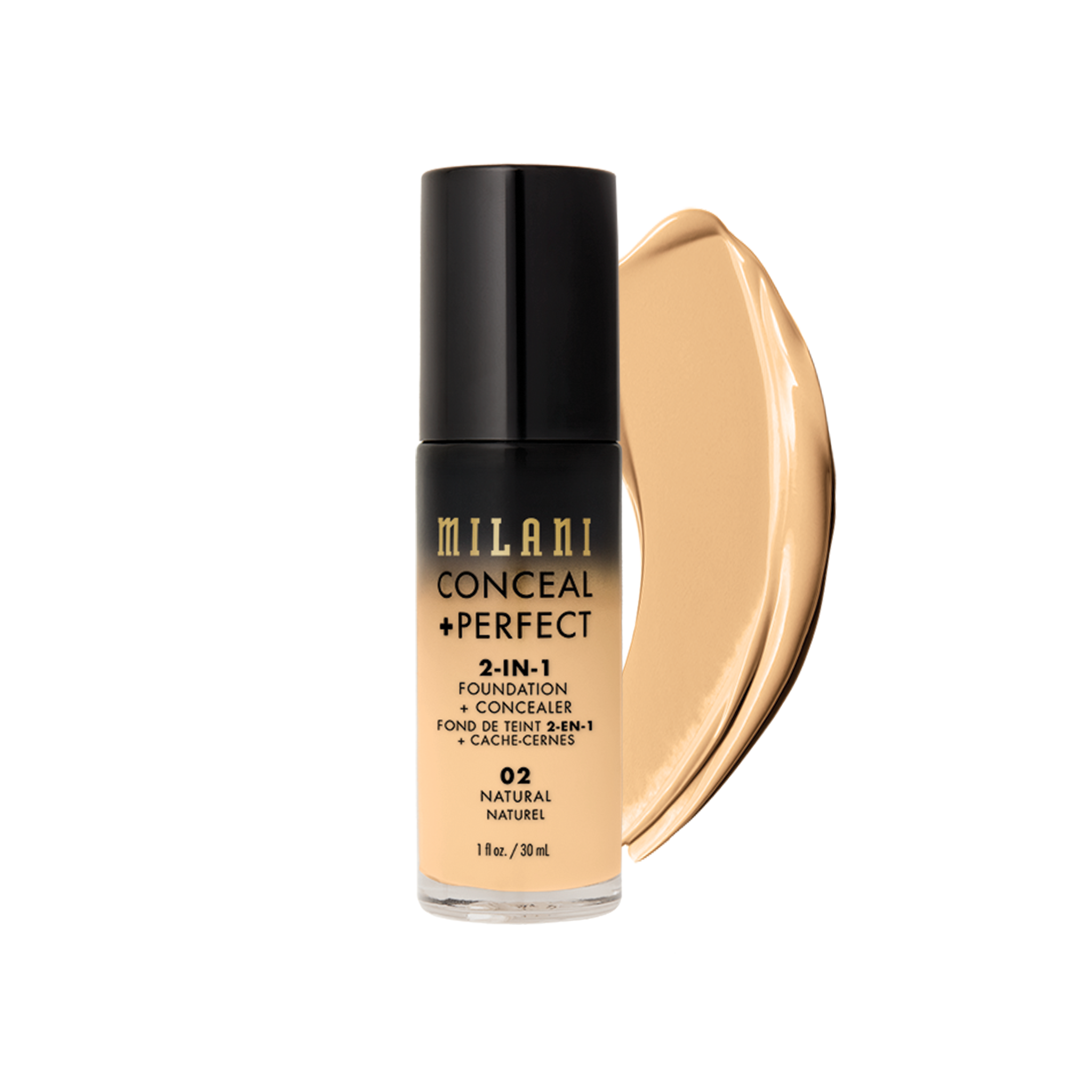 Milani Conceal + Perfect 2-In-1 - 02 Natural