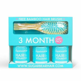 SugarBearHair Vitamins (3 Month Gift Pack Free Brush)
