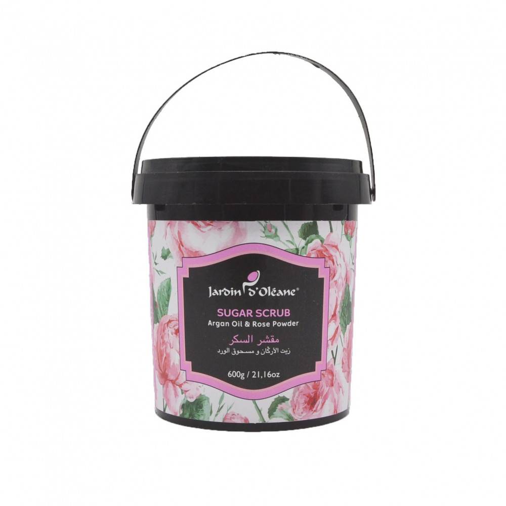 Sugar scrub with argan oil and rose powder from Garden