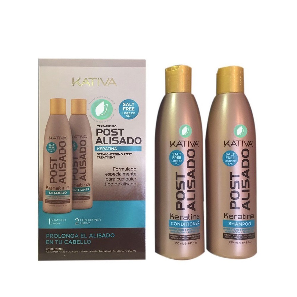 Kativa Post Alisado Shampoo and Conditioner