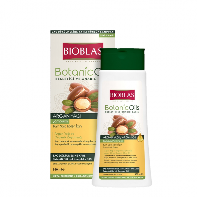 BIOBLAS BO 360ML ARGAN SHP
