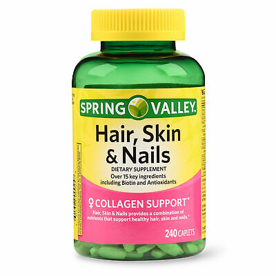 Spring Valley - Hair, Skin & Nails - Dietary Supplement 240 Caplets