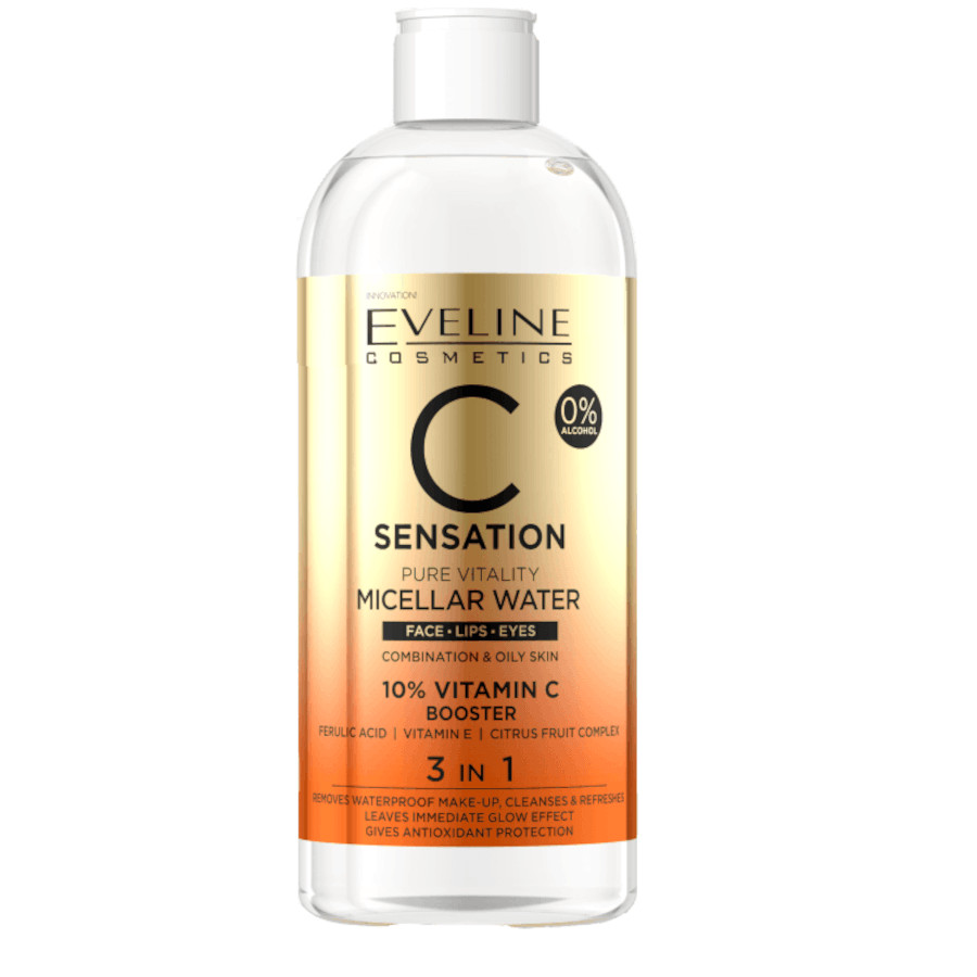 Eveline C Sensation Pure Vitality 3 In 1 Micellar Water