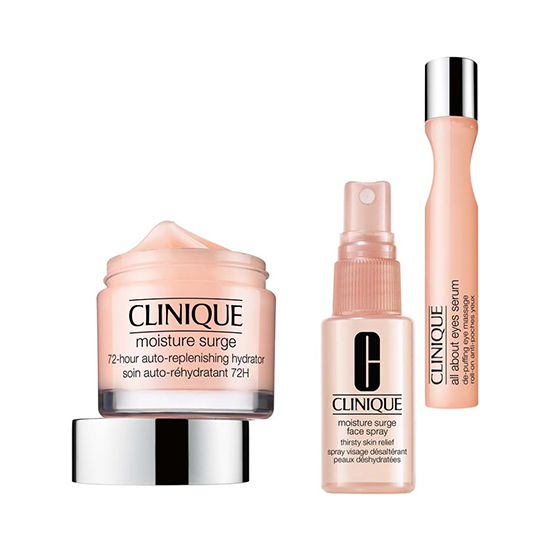 Clinique Moisture Surge 75ml, Face Spray &amp; Eye Serum All About Moisture Set