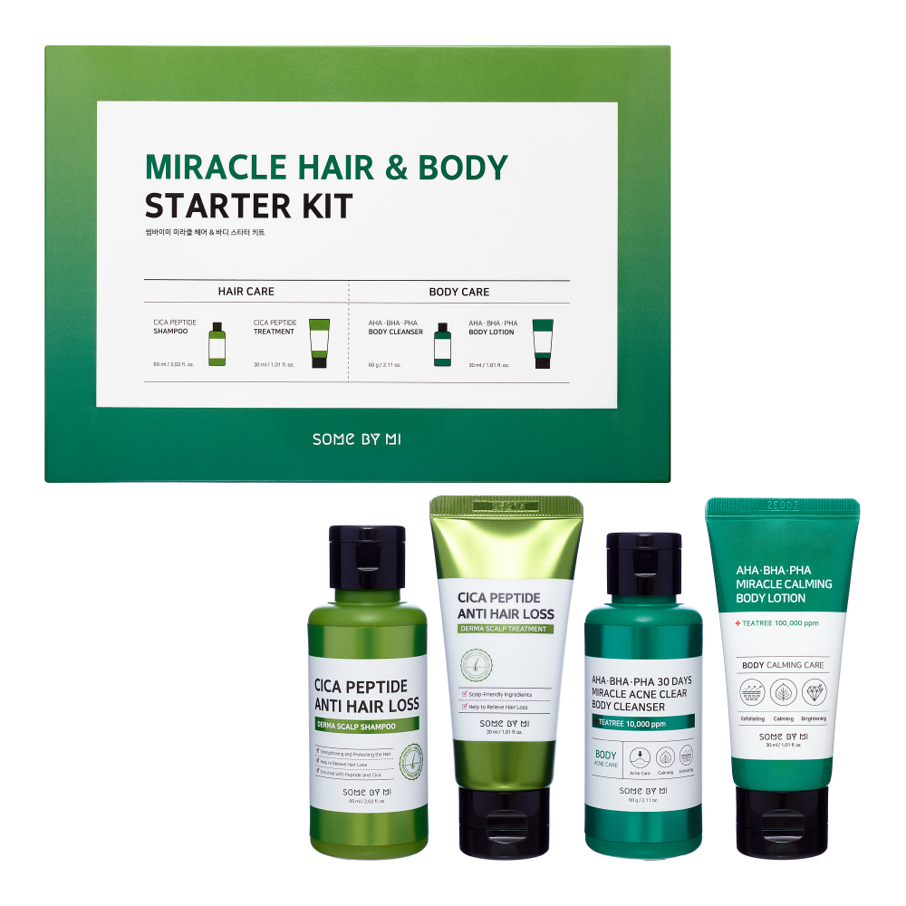 Some By Mi Miracle Hair & Body Starter Kit - 4 Pieces