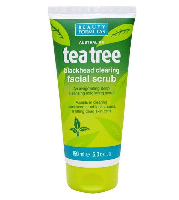 Beauty Formulas - Tea Tree Blackhead clearing Facial Scrub