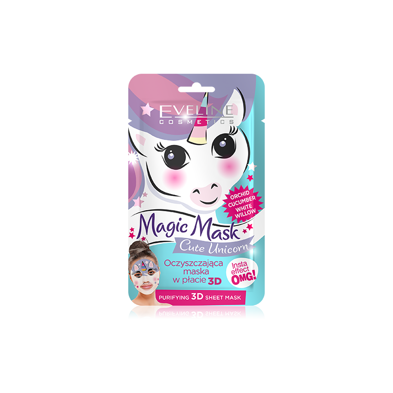 EVELINE Magic mask cute unicorn 3D