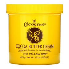 Cococare Cocoa Butter Cream Super Rich Formula For Hand and Body,The Yellow One, 425G