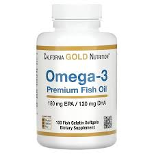 California Gold Nutrition, Huile de poisson premium riche en oméga-3, 100 capsules à enveloppe molle à base de gélatine de poisson