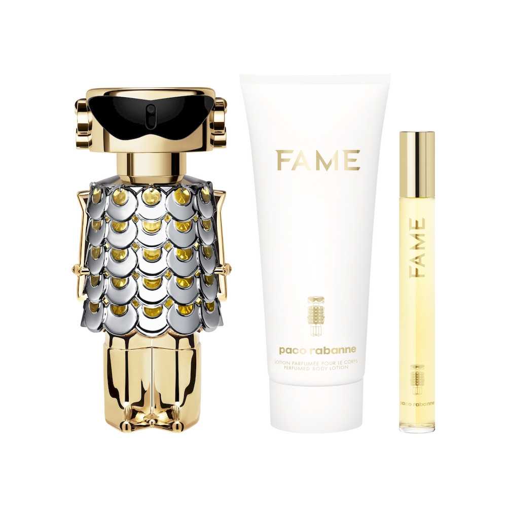 PACO RABANNE Fame EDP 80 ml + Mini 10 ml + Body Lotion 100 ml