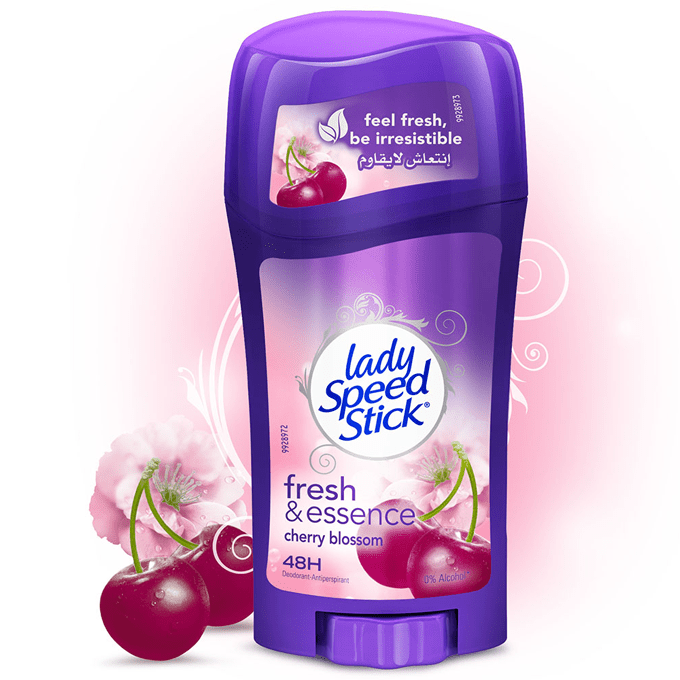 LADY SPEED STICK, FRESH ESSENCE, ANTIPERSPIRANT DEODORANT CHERRY BLOSSOM, 65G