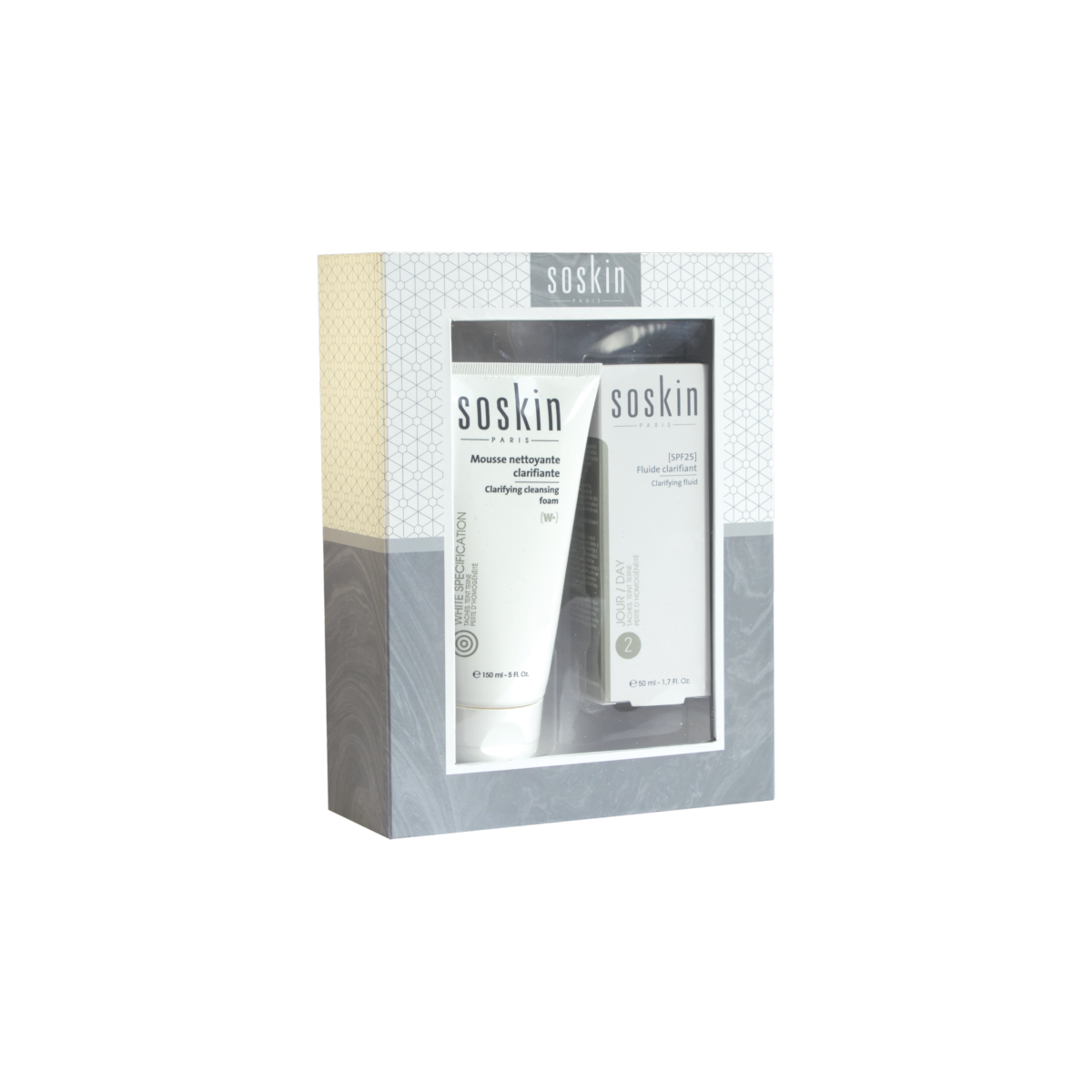 COFFRET MOUSSE NETTOYANTE CLARIFIANTE+FLUID