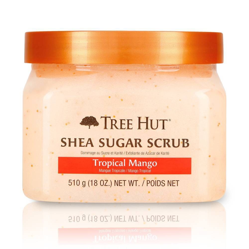 Tree Hut Shea Sugar Scrub Tropical Mango, 18 oz Tree Hut Shea Sugar Scrub Tropical Mango 510g