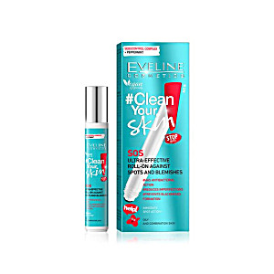 Eveline Clean Your Skin Effective Roll-on Gel Against Spots & Blemishes 15ml