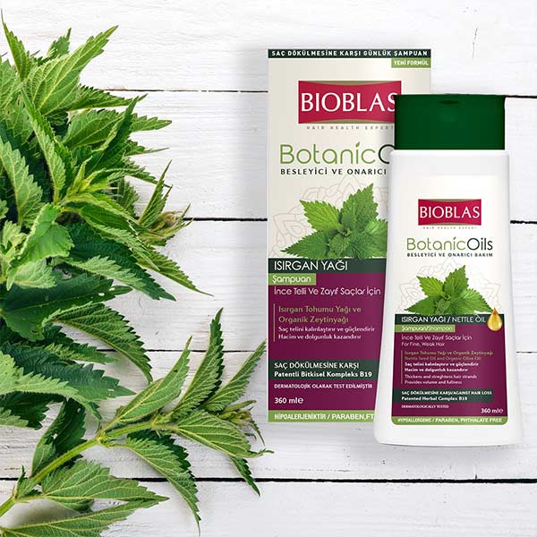 BIOBLAS BO 360ML NETTLE OIL SHP