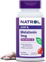 Natrol, Melatonin 1mg Fast Dissolve, 90 Tablets